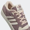 Adidas Originals Rivalry Low Sneakers in Mauve and Off White-Red