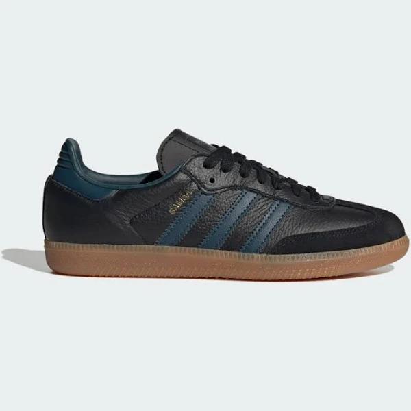 Adidas Originals Samba OG Sneakers in Black With Gum Sole