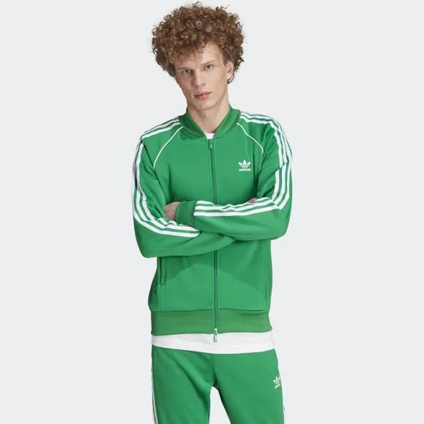 Adidas Originals SST Track Top - Green / White - XS