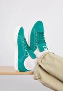Adidas Originals Stan Smith CS Sneakers in Green with Contrast Stitching