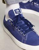 Adidas Originals Stan Smith CS Sneakers in Navy with Contrast Stitching