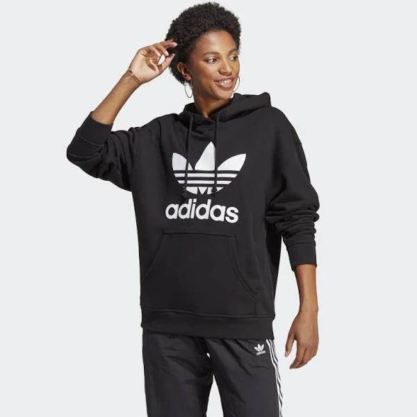 Adidas Originals Trefoil Hoodie Black 2XS Woman IB7432/2XS