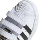 Adidas Originals-White & Black Superstar Trainers