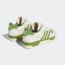 Adidas Originals White & Green Rivalry Low 86 Sneakers