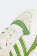 Adidas Originals White & Green Rivalry Low 86 Sneakers