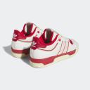 Adidas Originals White & Red Rivalry Low 86 Sneakers