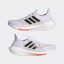 Adidas Originals White & Red Ultraboost 21 Sneakers