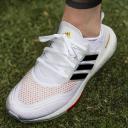 Adidas Originals White & Red Ultraboost 21 Sneakers