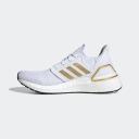Adidas Originals Women's Ultraboost 20 Lace-Up Sneakers White/Gold