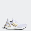 Adidas Originals Women's Ultraboost 20 Lace-Up Sneakers White/Gold