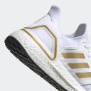 Adidas Originals Women's Ultraboost 20 Lace-Up Sneakers White/Gold