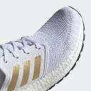 Adidas Originals Women's Ultraboost 20 Lace-Up Sneakers White/Gold