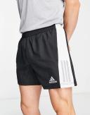 Adidas Own The Run Shorts Black White - XS