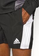 Adidas Own The Run Shorts Black White - XS