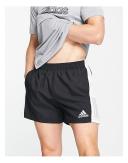Adidas Own The Run Shorts Black White - XS