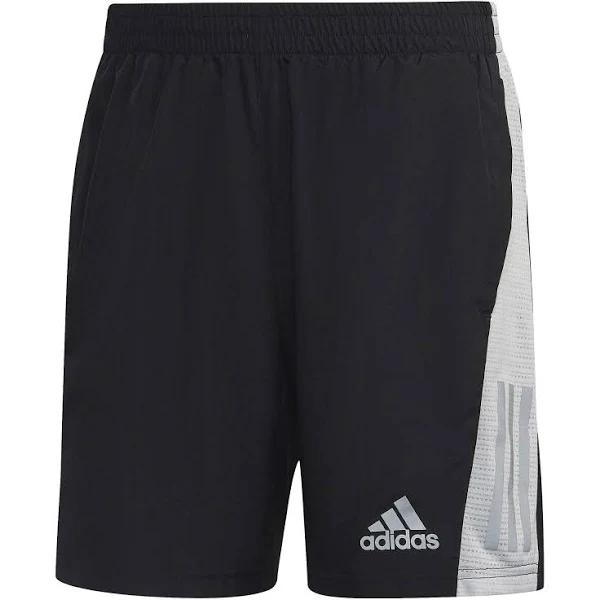 Adidas Own The Run Shorts Black White - XS
