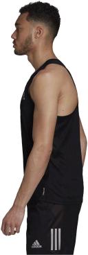 Adidas Own The Run Singlet - Black - M
