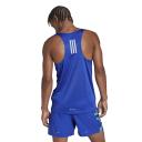 adidas-Own The Run Singlet-Men-Lucid Blue-L