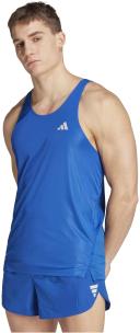 Adidas Own The Run Sleeveless T-Shirt Blue S Man