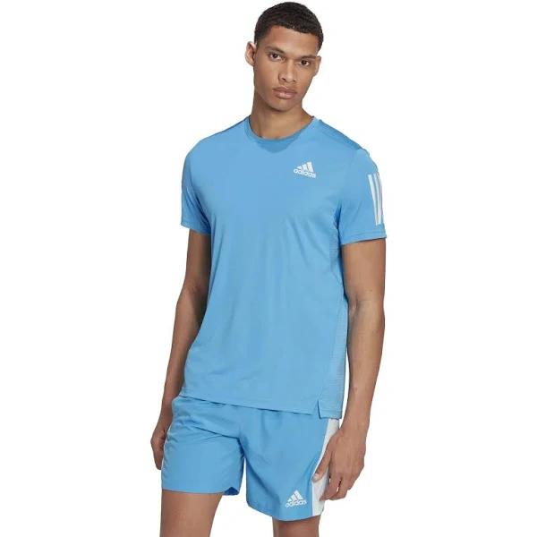 Adidas Own The Run T-Shirt - Blue - Mens - XL
