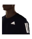adidas-Own The Run Tee-Men-Dark Blue / Reflective Silver-2XL