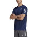 adidas-Own The Run Tee-Men-Dark Blue / Reflective Silver-2XL