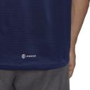 adidas-Own The Run Tee-Men-Dark Blue / Reflective Silver-2XL