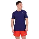 adidas-Own The Run Tee-Men-Dark Blue / Reflective Silver-2XL