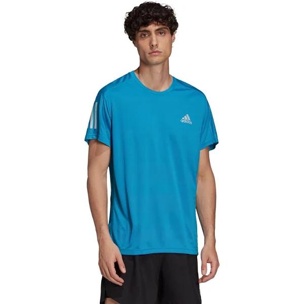 adidas-Own The Run Tee-Men-Sonic Aqua-S