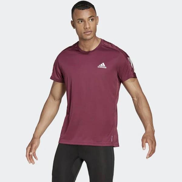 adidas-Own The Run Tee-Men-Victory Crimson-XL