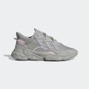 adidas-OZWEEGO Shoes-Women-Grey Two / Blue Dawn / Clear Pink-10.5