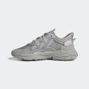 adidas-OZWEEGO Shoes-Women-Grey Two / Blue Dawn / Clear Pink-10.5