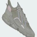 adidas-OZWEEGO Shoes-Women-Grey Two / Blue Dawn / Clear Pink-10.5