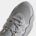 adidas-OZWEEGO Shoes-Women-Grey Two / Blue Dawn / Clear Pink-10.5