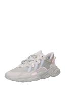 adidas-OZWEEGO Shoes-Women-Grey Two / Blue Dawn / Clear Pink-6.5