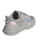 adidas-OZWEEGO Shoes-Women-Grey Two / Blue Dawn / Clear Pink-6.5