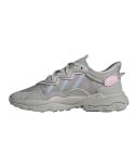 adidas-OZWEEGO Shoes-Women-Grey Two / Blue Dawn / Clear Pink-6.5