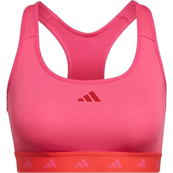 adidas-Powerreact Training Medium-Support Techfit Bra-Women-Pulse Blue / Black-S A-C