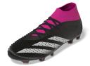 Adidas Predator Accuracy.2 FG Firm Ground Soccer Cleats Black/White/Pink / 8.5