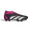 Adidas Predator Accuracy.2 FG Firm Ground Soccer Cleats Black/White/Pink / 8.5