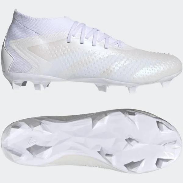 Adidas Predator Accuracy.2 FG Firm Ground Soccer Cleats White - Size 5