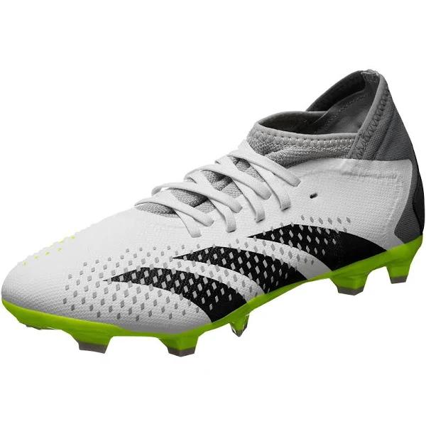 Adidas Predator Accuracy .3 FG - Cloud White / Core Black / Lucid Lemon - 6.5