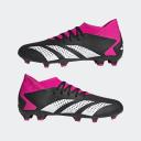 Adidas Predator Accuracy.3 FG Firm Ground Soccer Cleats, Black/Pink / 6