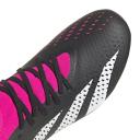 Adidas Predator Accuracy.3 FG Firm Ground Soccer Cleats, Black/Pink / 6