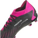 Adidas Predator Accuracy.3 FG Firm Ground Soccer Cleats, Black/Pink / 6