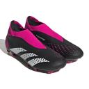 Adidas Predator Accuracy .3 FG Laceless Boots - black/white/pink