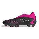 Adidas Predator Accuracy .3 FG Laceless Boots - black/white/pink