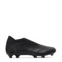 Adidas Predator Accuracy.3 Laceless FG - Black/Black/White - Size 6.5