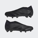 Adidas Predator Accuracy.3 Laceless FG - Black/Black/White - Size 6.5