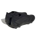 Adidas Predator Accuracy.3 Laceless FG - Black/Black/White - Size 9.5